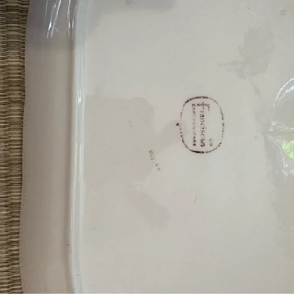 Franciscan Desert Rose relish dish plate - Picture 10 of 15